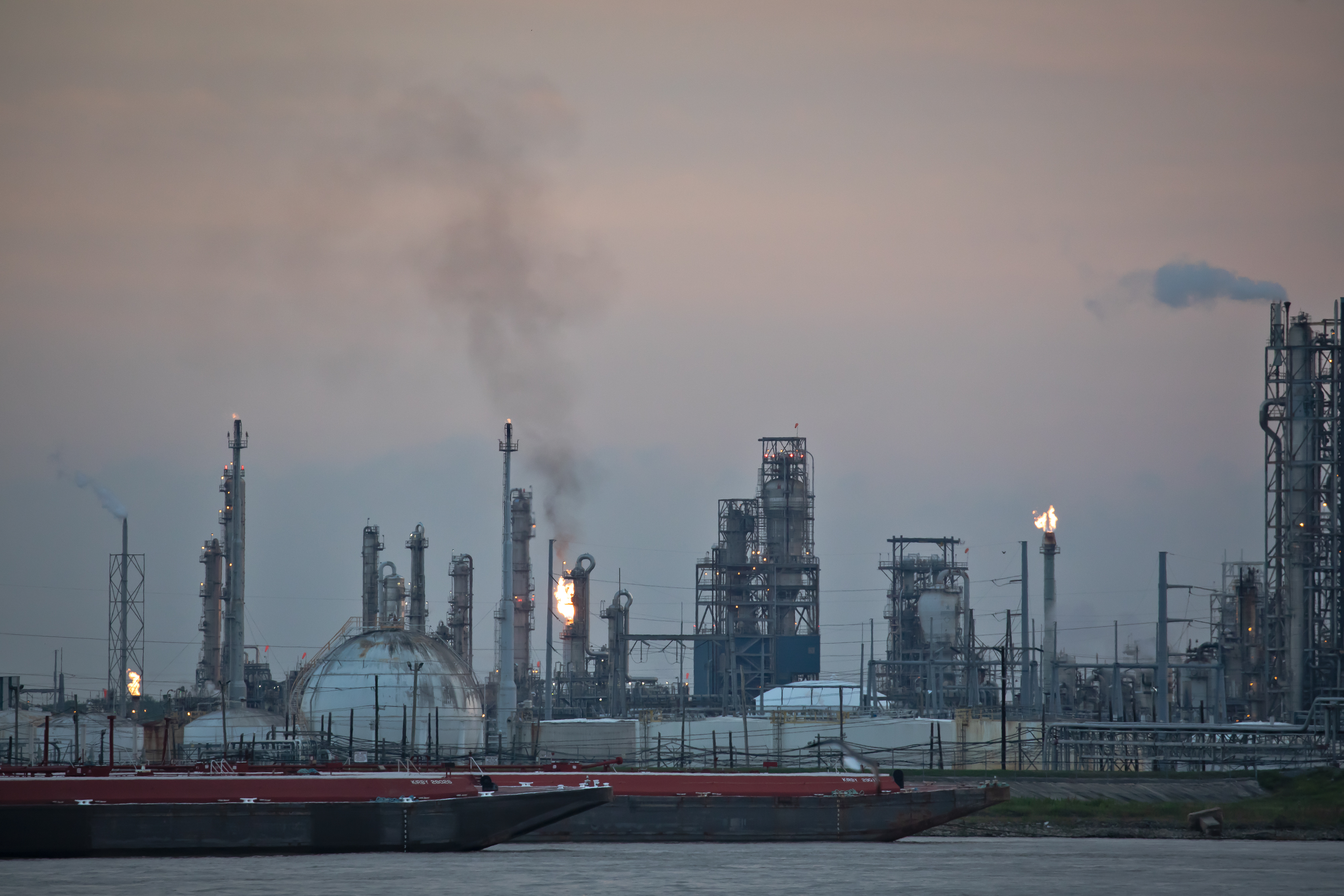 Dow Chemical Plant Flares in Louisiana's 'Cancer Alley' - Photographer Julie Dermansky
