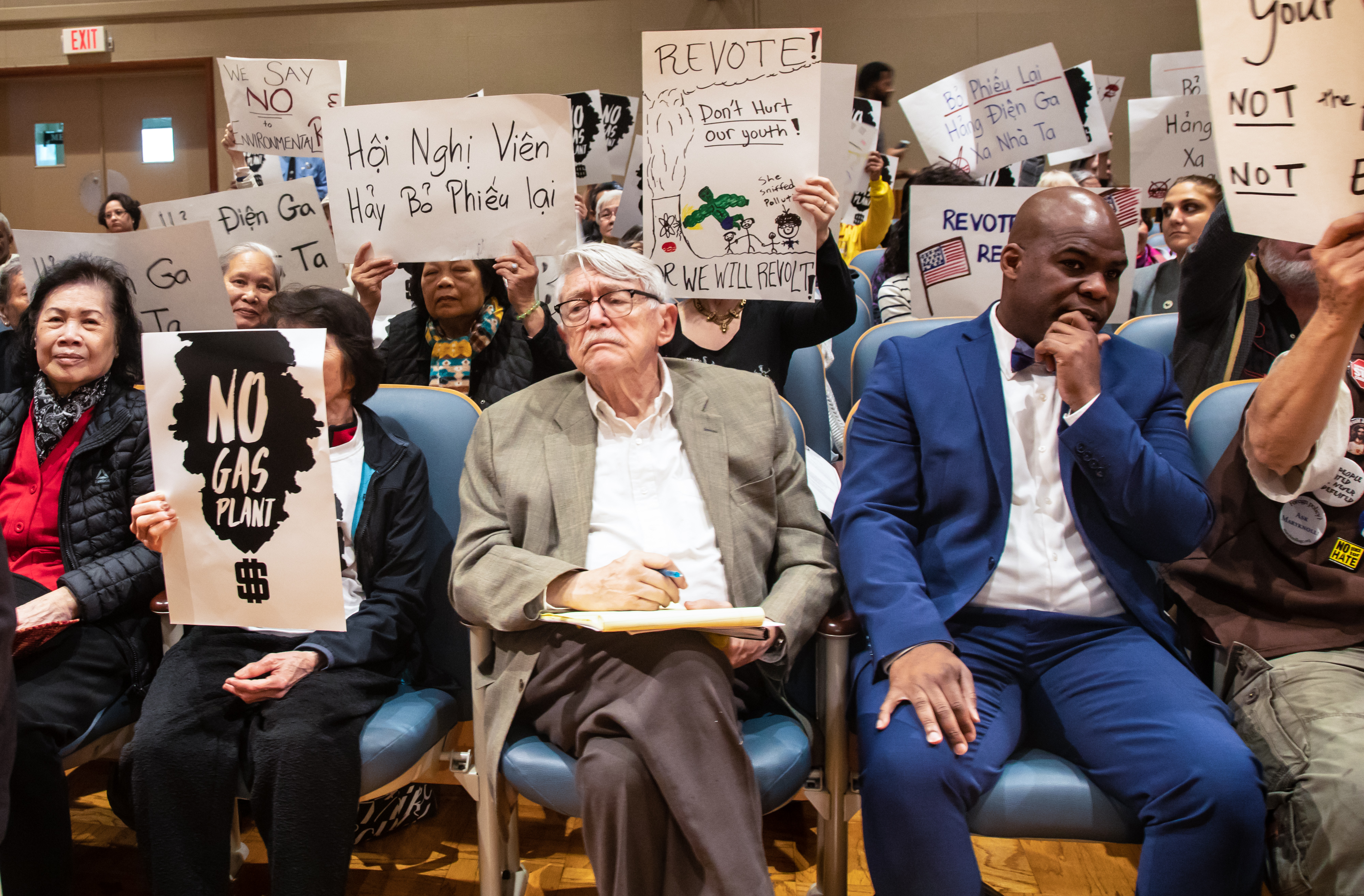 Entergy Gas Plant Fight, New Orleans, Louisiana 2019 - Photographer Julie Dermansky