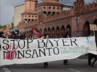 Protesting Bayer/Monsanto