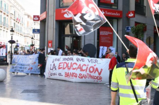 No pagaremos la crisis - Ocupación del Banco Santander