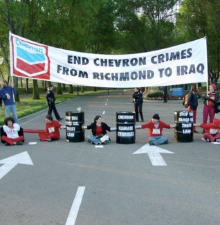 Direct Action at Chevron Headquarters in San Ramon