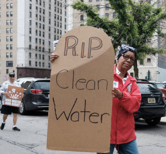 Nestle protest - RIP Clean Water