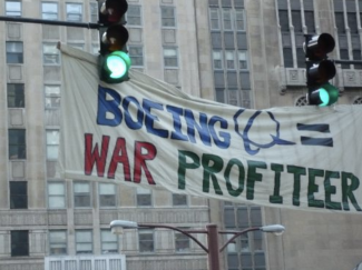 Boeing equals war profiteer