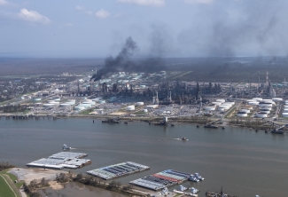 Shell's Norco Refinery, Hurricane Ida Aftermath, 'Cancer Alley' - Photographer Julie Dermansky 2