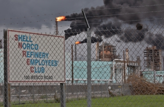 Shell's Norco Refinery, Hurricane Ida Aftermath, 'Cancer Alley' - Photographer Julie Dermansky