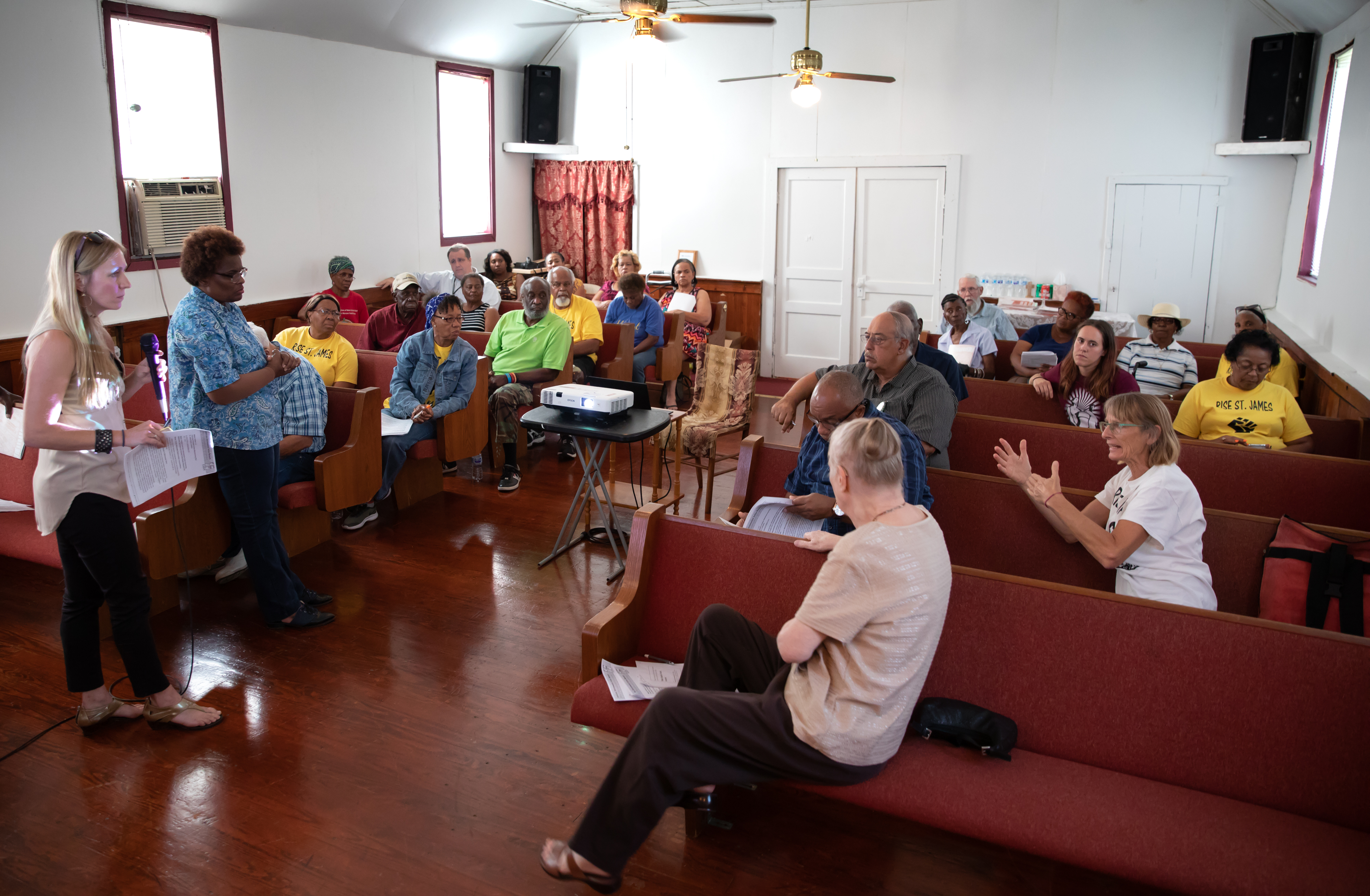 Campaigners gather to discuss Mosaic in Louisiana's 'Cancer Alley' - Photographer Julie Dermansky
