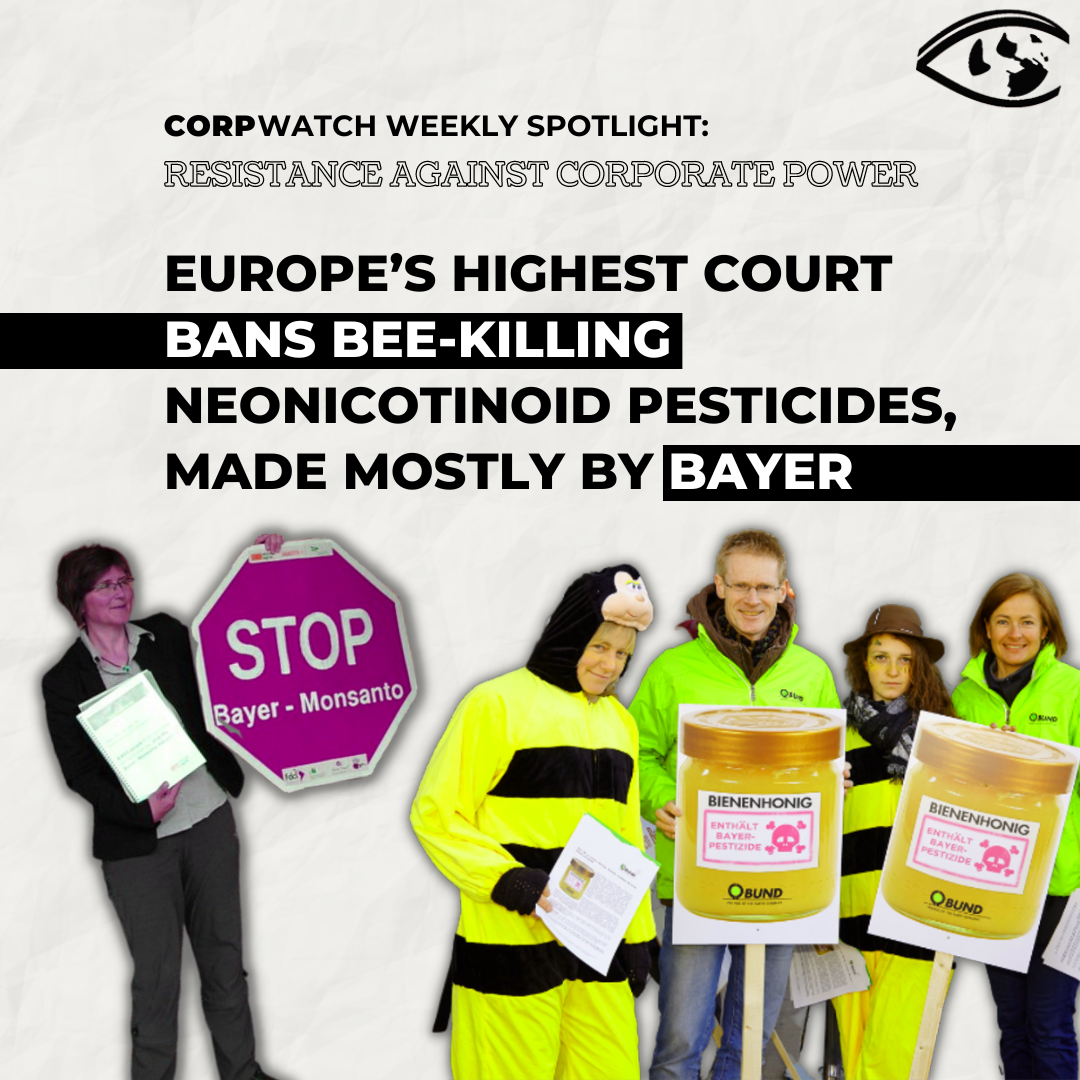 Resistance: Bayer Pesticide Ban