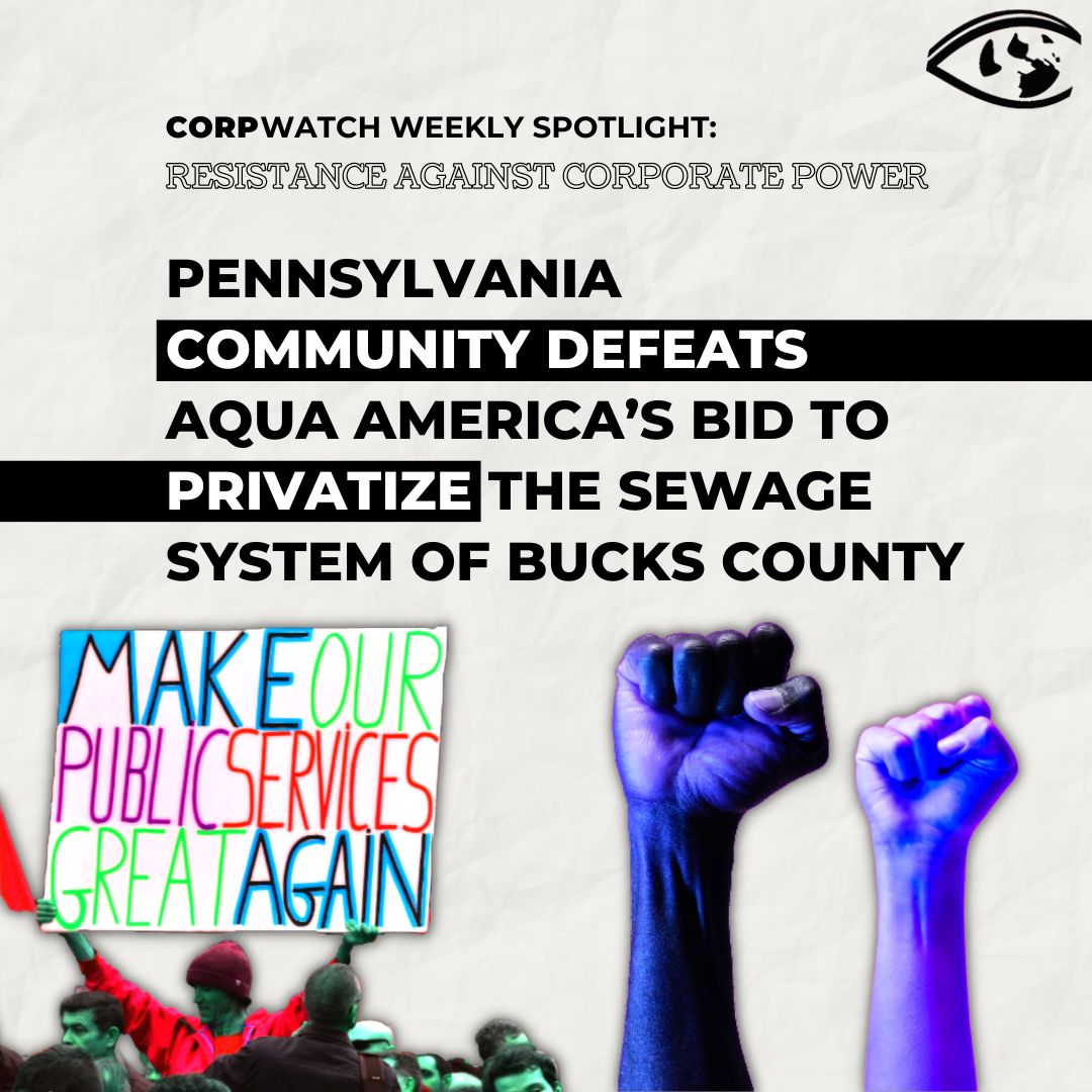 Resistance: Sewage System Privatization