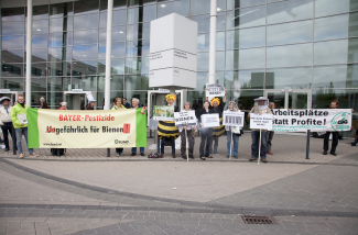 Bayer pesticide protest