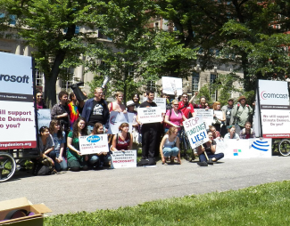 Pfizer protest