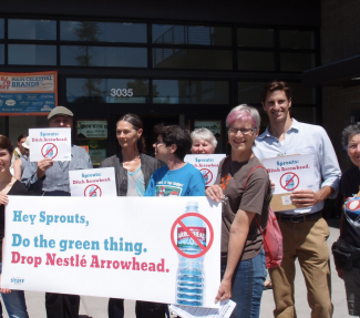 Nestle protest - Sprouts Action July 2016