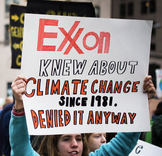 Exxon Knew and denied it anyway protest