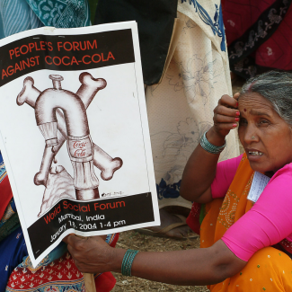 Coca Cola Protests at World Social Forum, 2004, Mumbai, India