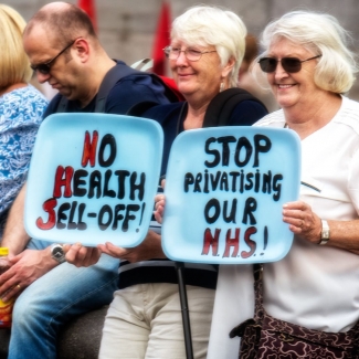 NHS Protest PHOTO Garry Knight