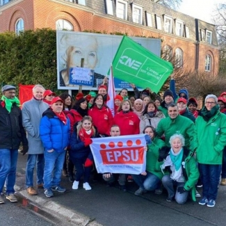 Strike in Belgian ORPEA elderly home PHOTO EPSU