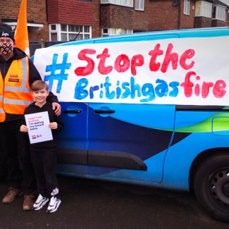 GMB announce new British Gas strike dates PHOTO GMB Union