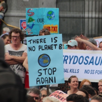 There is no Planet B, Stop Adani PHOTO John Englart