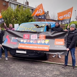 British Gas strike goes ahead after engineers overwhelmingly reject offer PHOTO GMB Union