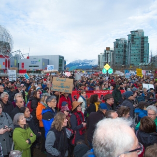 No Enbridge Oil Pipeline protest rally Vancouver 3 PHOTO Mark Klotz