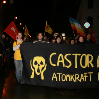 Proteste in Hannover-Linden gegen CASTOR und Atomkraft PHOTO DIE LINKE. Niedersachsen
