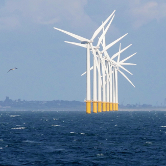 Offshore Wind Turbines, Liverpool Bay PHOTO David Dixon